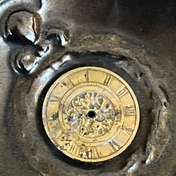 Vintage Lr Hayden Lewis Midcentury Handmade USA Coin Antique Key Ashtray - Picture 15 of 15